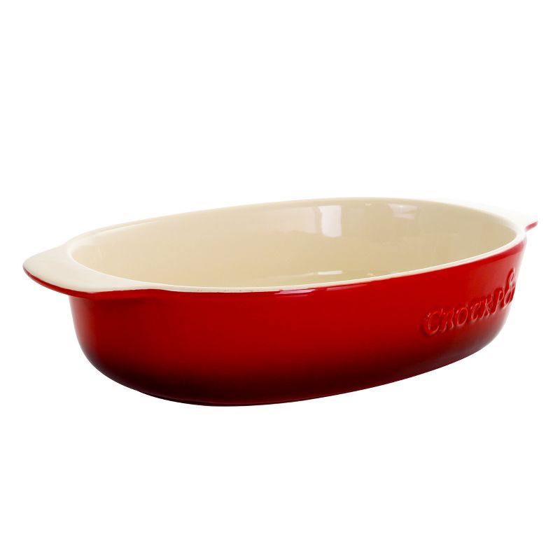 Crock-Pot 2.5 Quart Red Stoneware Baking Dish