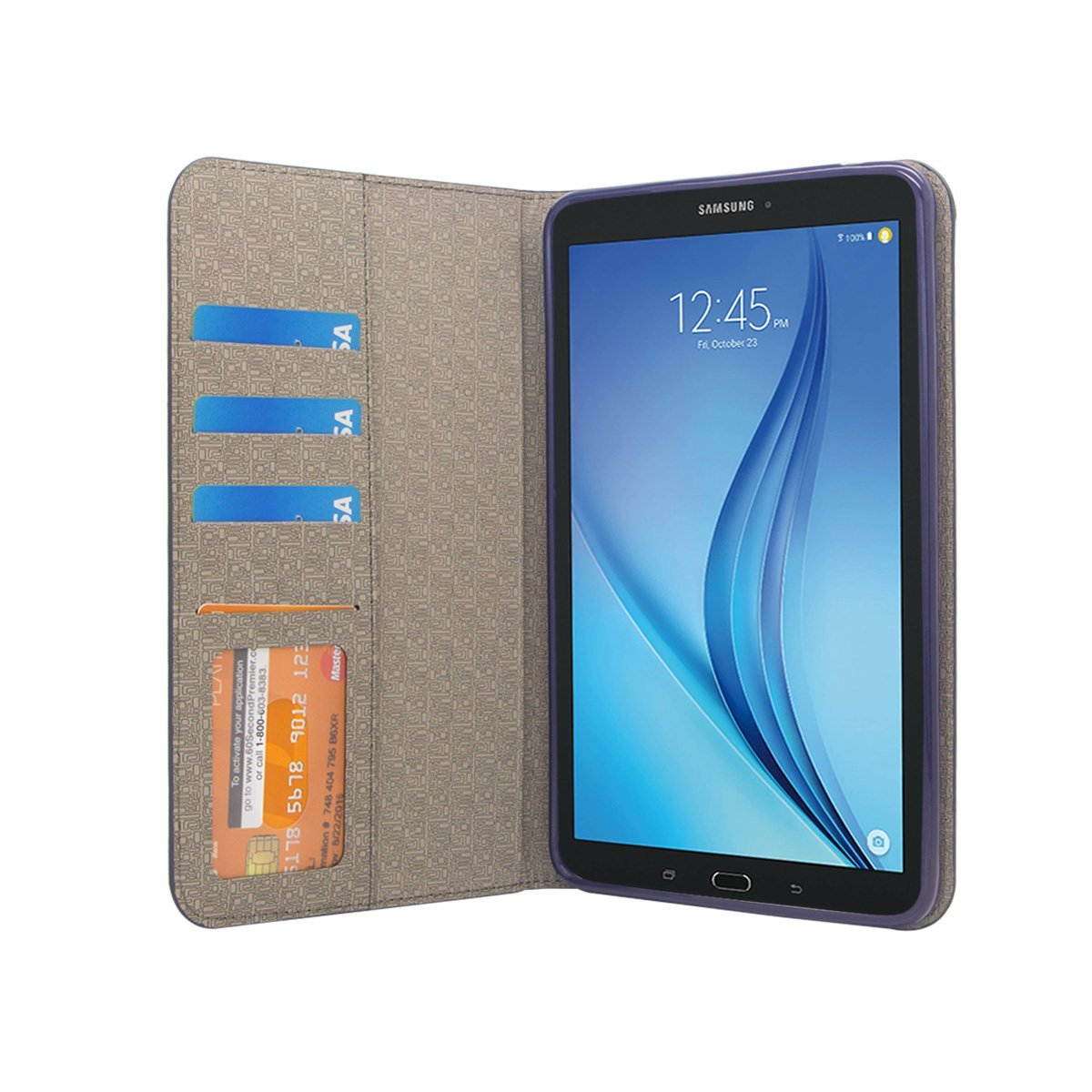 Mignova Samsung Galaxy Tab E 9.6 Case - Slim Lightweight Stand Cover for Samsung Galaxy Tab E 9.6 inch SM-T560 T561 + Free Screen Protector and Stylus pen