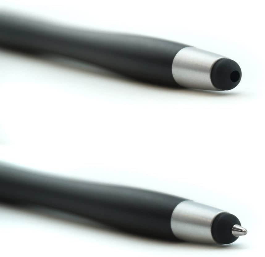 Save The Sloths - Endangered Animals - Stylus with Retractable Black Ink Ball Point Pen 2-in-1 Combo Works On Any Touch Screen Device - 2 Pack - Pink