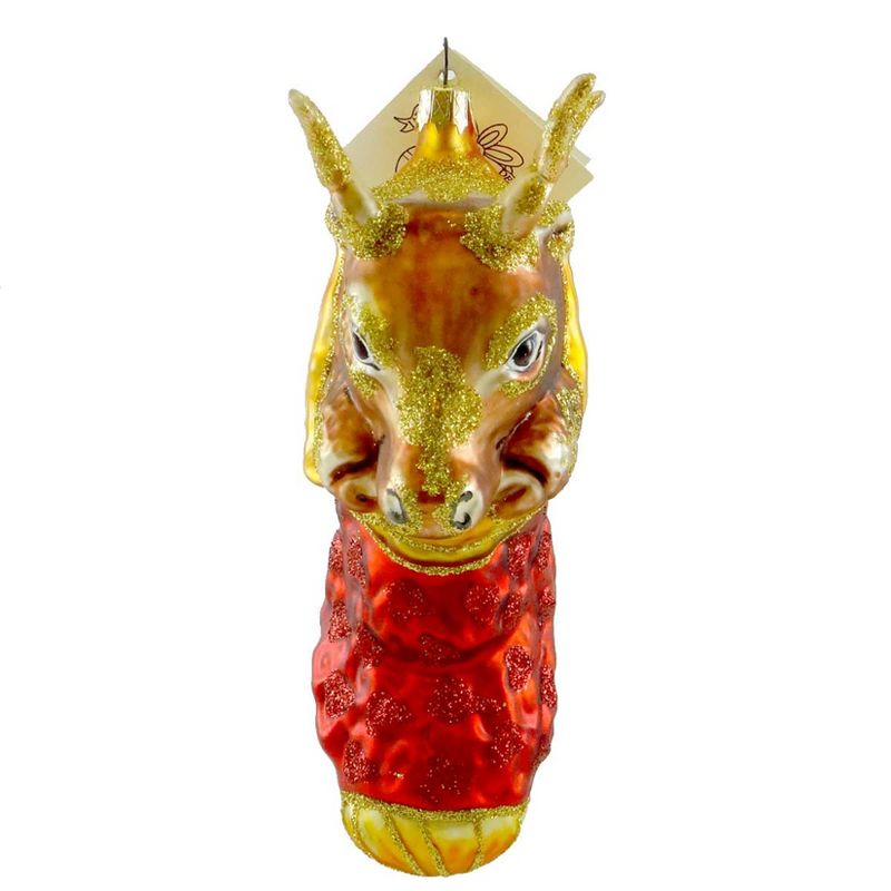 Larry Fraga Surprise Ornament Christmas Reindeer  -  Tree Ornaments