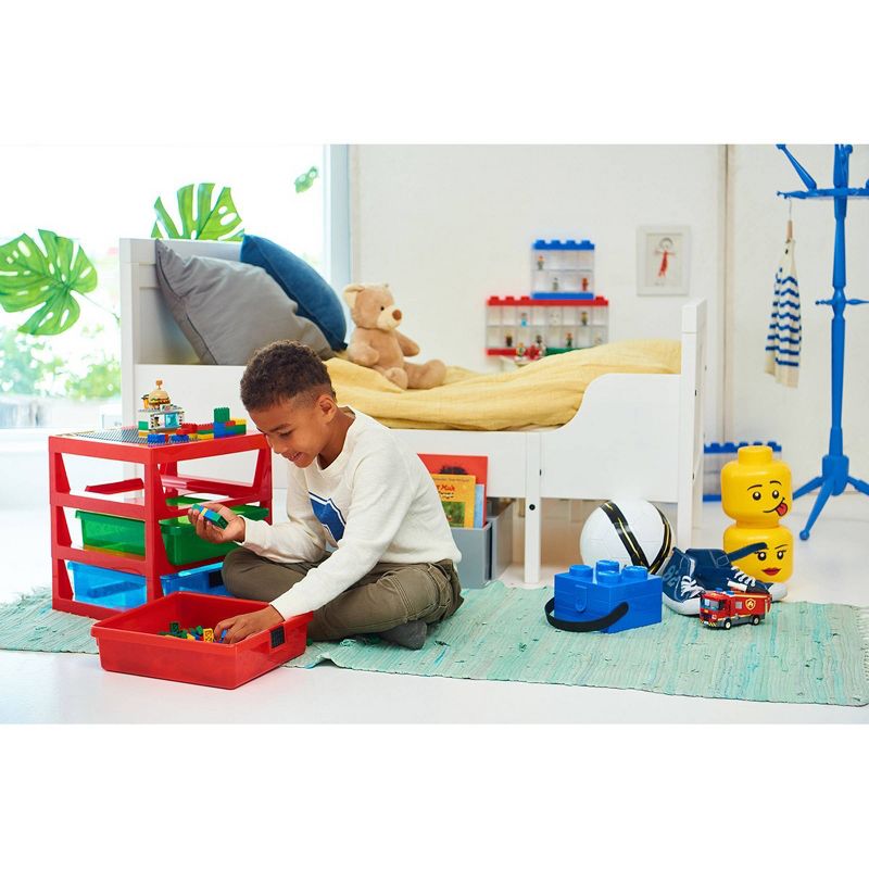 IRIS 3 Tier Storage Bin Rack with Shelf Primary