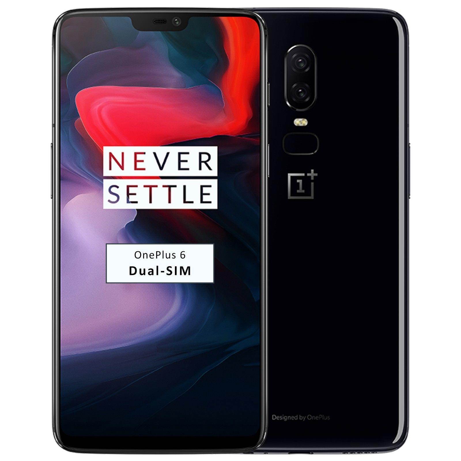 OnePlus 6 A6003 Dual-SIM 128GB (No CDMA, GSM only) Factory Unlocked 4G/LTE Smartphone - Silk White