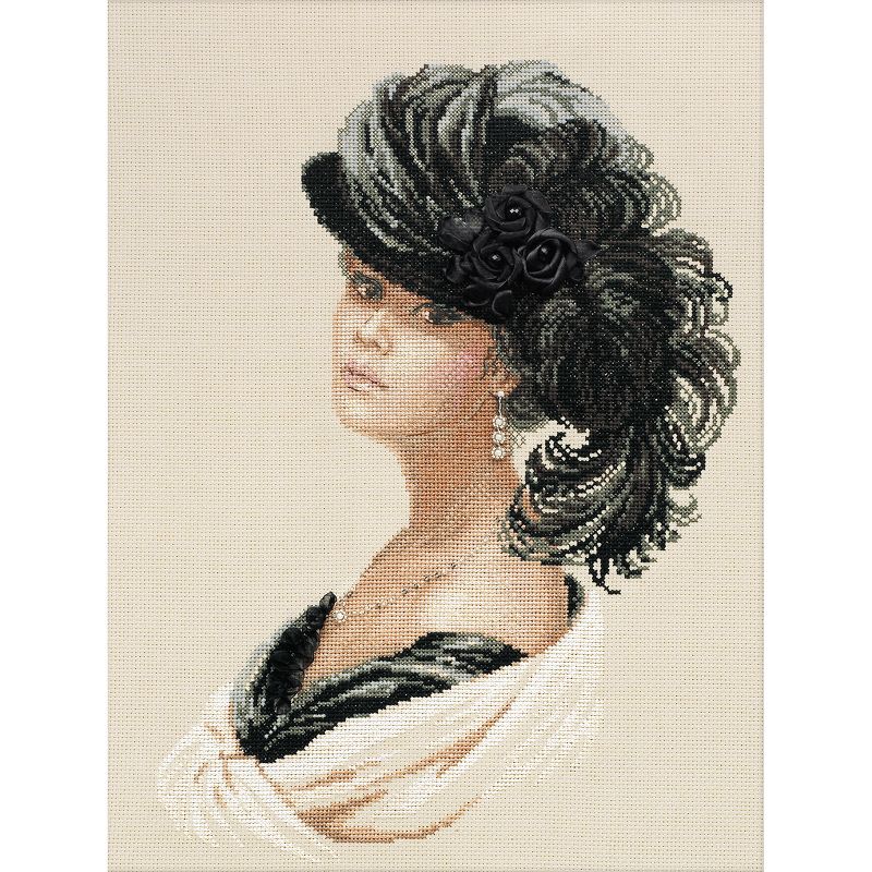 RIOLIS Counted Cross Stitch Kit 11.75"X15.75"-Velvet Evening (14 Count)