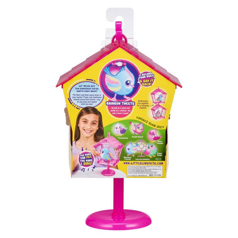 Little Live Pets Lil' Bird & Bird House - Rainbow Tweets