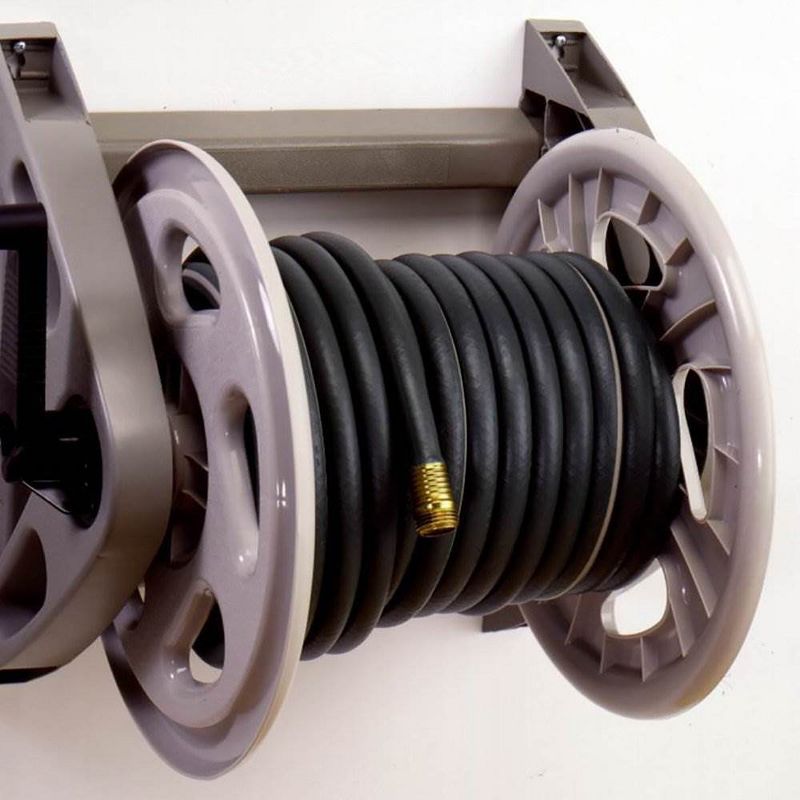 Suncast Hose Handler 200 Foot Capacity Wall Mounted Resin Garden Hose Reel
