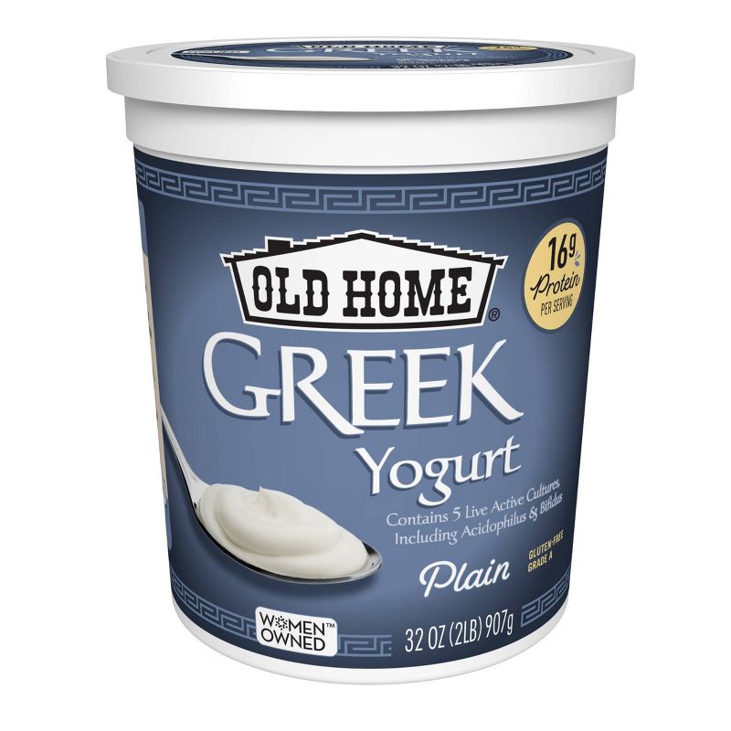 Old Home Greek Plain Yogurt - 32oz