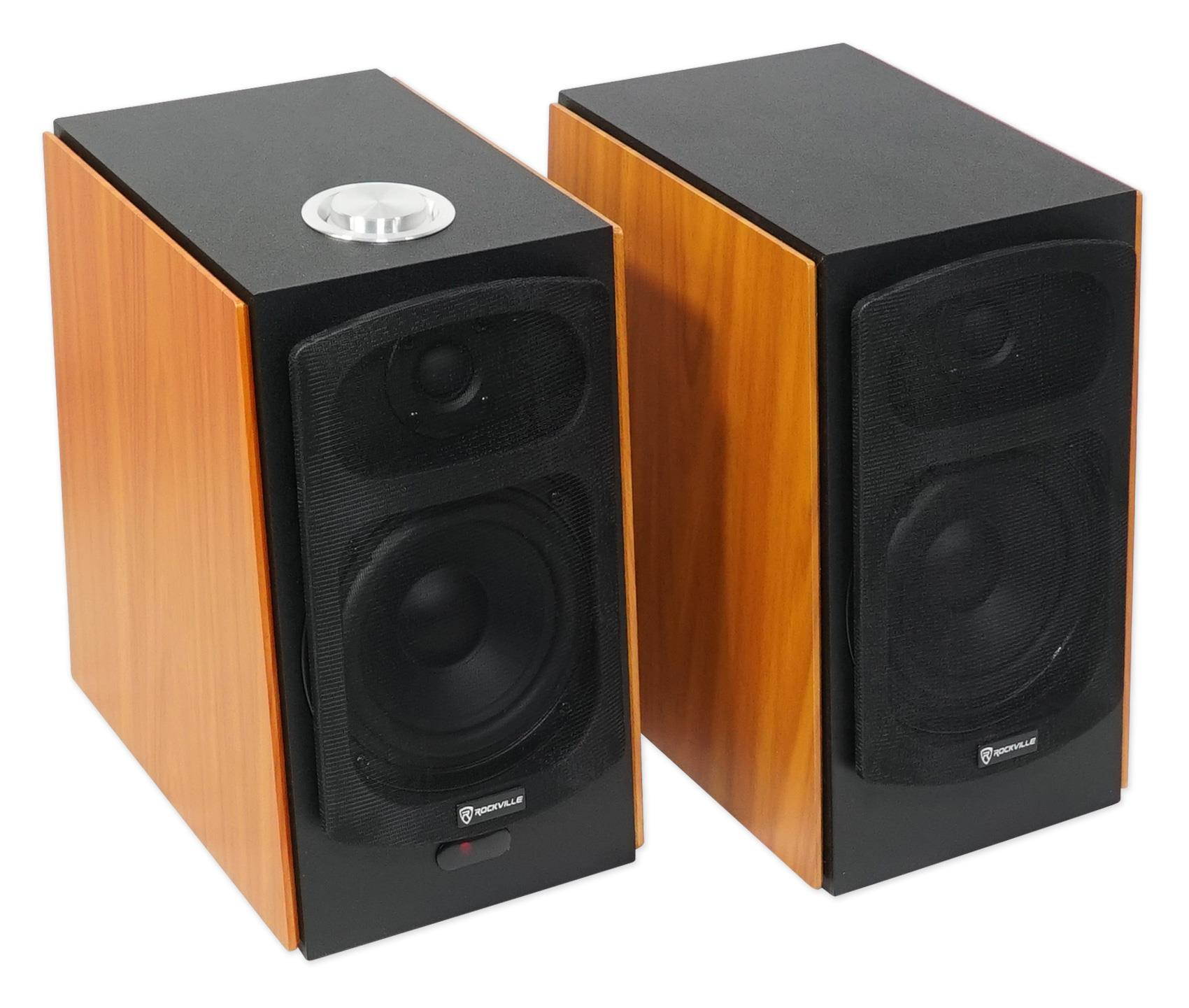 Rockville HD5 150 Watt Home Theater System Bookshelf Speakers/Bluetooth/USB/AUX