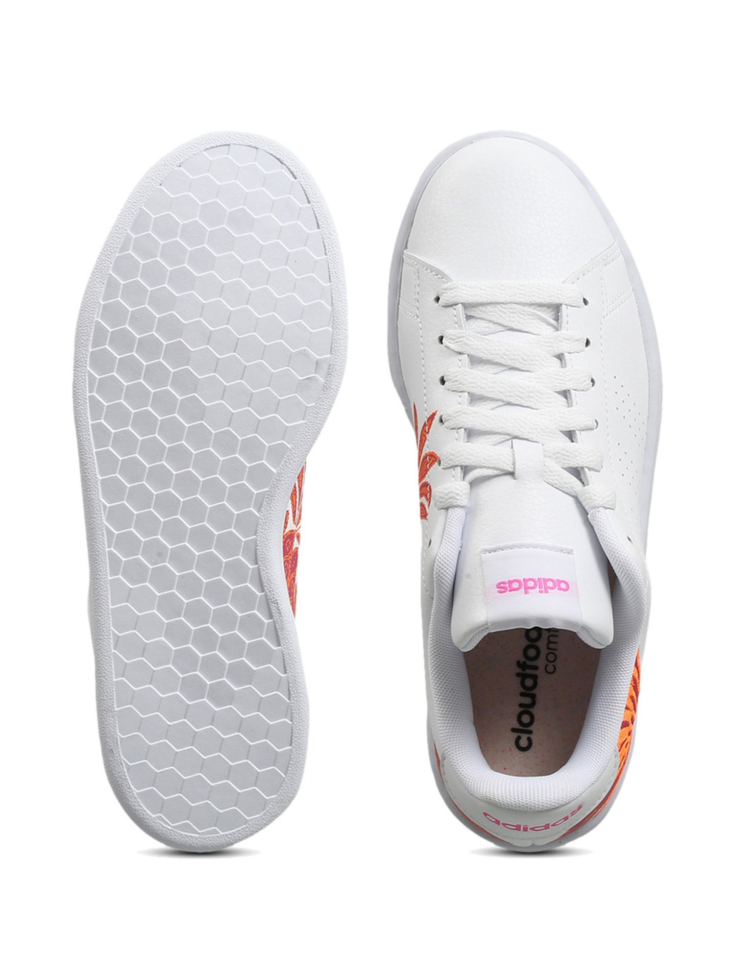 Adidas Women's ADVANTAGE White Tennis Shoes