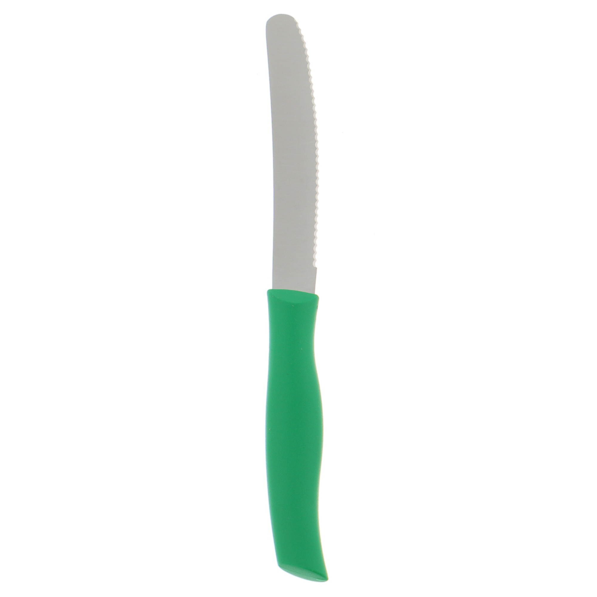 ZWILLING TWIN Grip 4.5-inch  Serrated Utility Knife - Green
