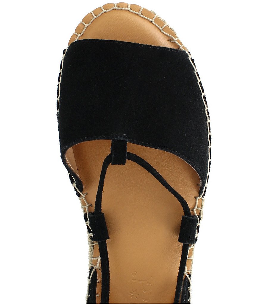 Splendid Meredith Suede Ankle Wrap Espadrille Sandals