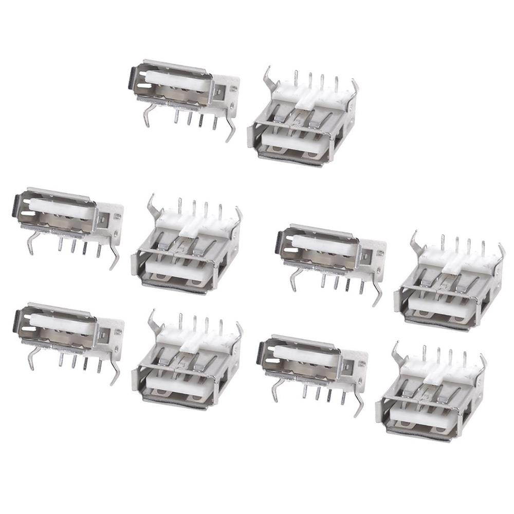 2015 10PCS USB Type A Standard Port Female Solder Jacks Connector
