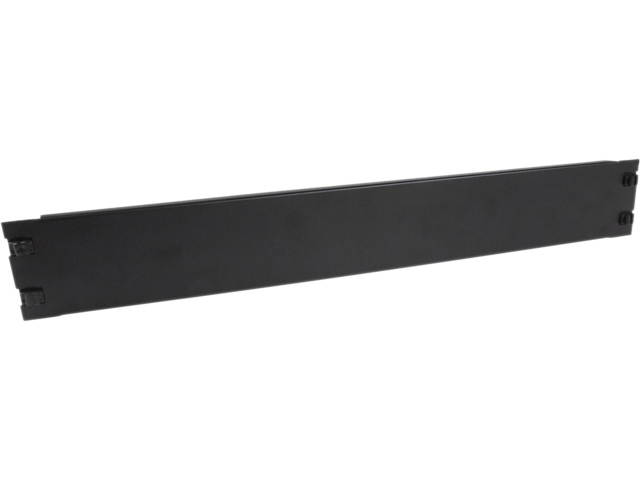 StarTech RKPNLTL2U StarTech.com 2U Blank Panel with tool-less installation - Server Rack Filler Panel - Aluminum, Plastic - Black - 2U Rack Height - 1 Pack - 0.6" Height - 3.5" Width -