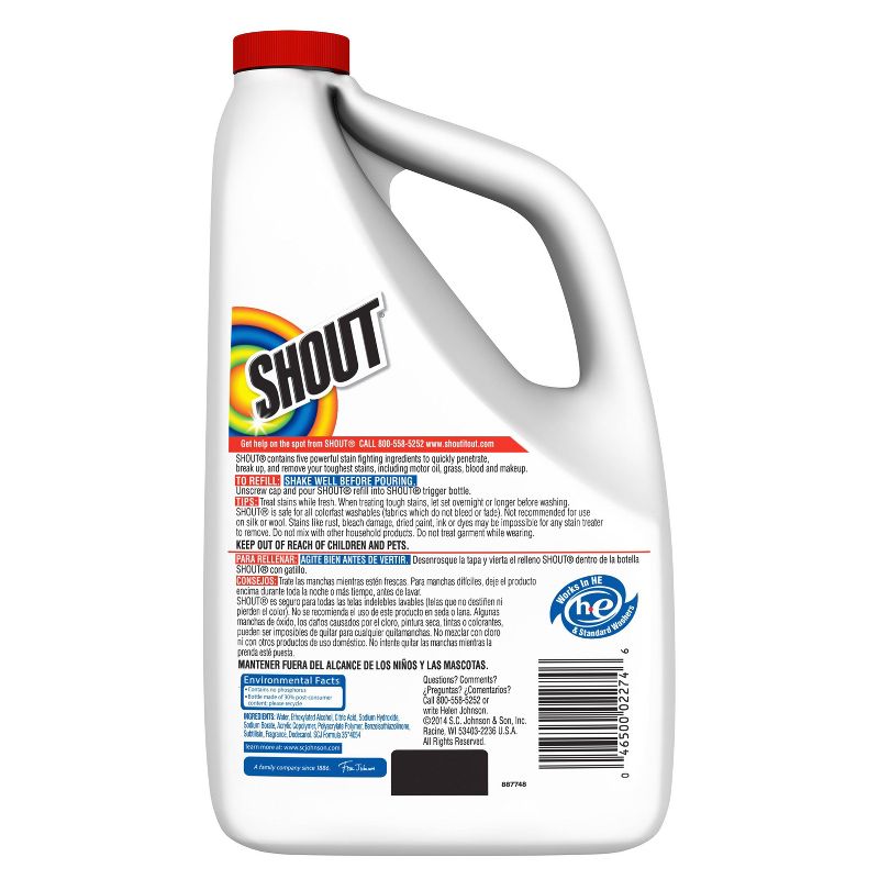 Shout Triple-Acting Liquid Refill 60 fl oz