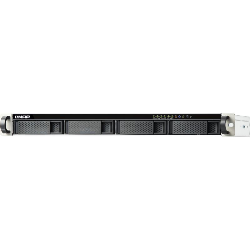 QNAP Short Depth Rackmount 2.5GbE 4-bay NAS with M.2 SATA SSD Slots TS451DEU2GUS