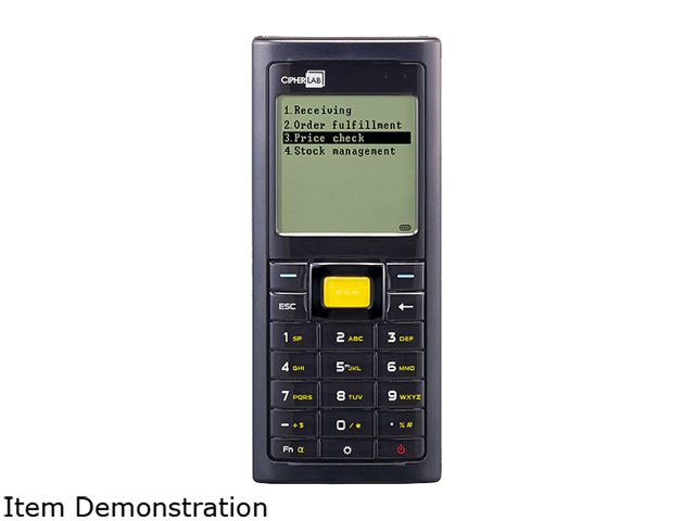 CipherLab 8200 Series Enterprise Mobile Computer and Linear Imager, 2.1" Display, 24 Keys, 4MB, Batch - A82B0RSC42VU1