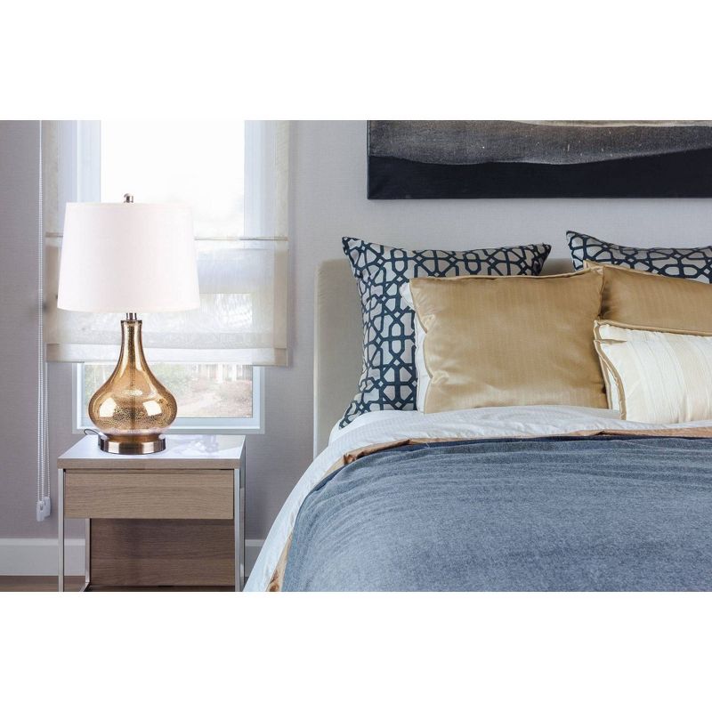 25.25" Table Lamp Brass (Includes LED Light Bulb) - Cresswell Lighting