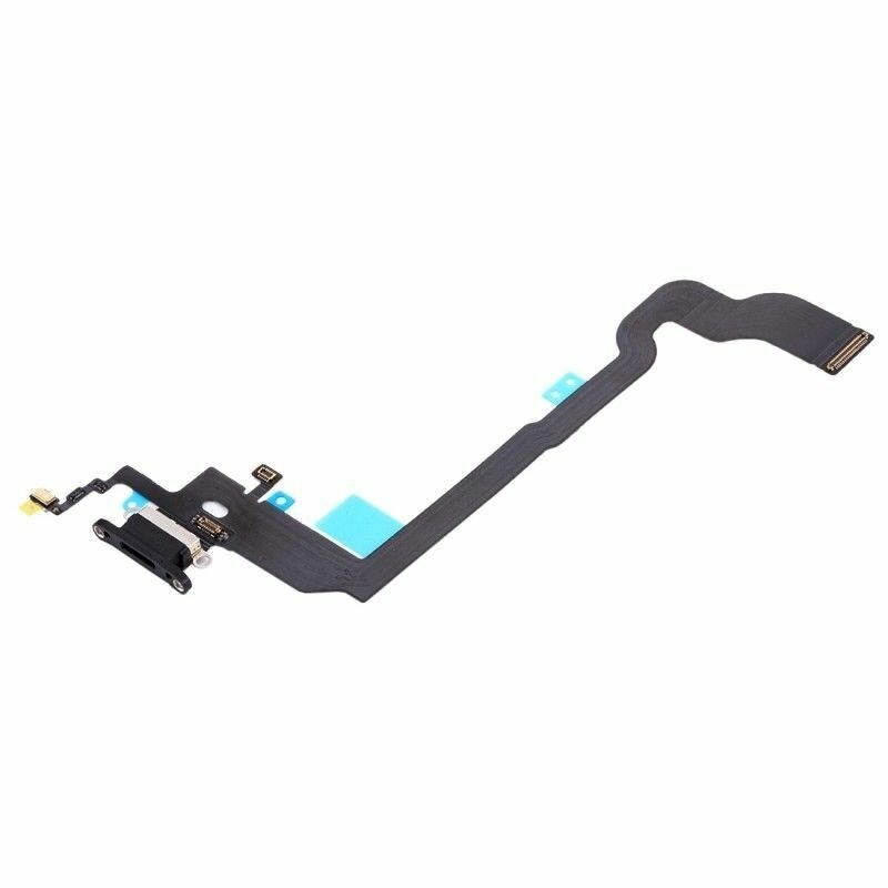 OEM SPEC Black Charging Port Headphone Jack Mic Flex Cable For iPhone X 5.8 USB
