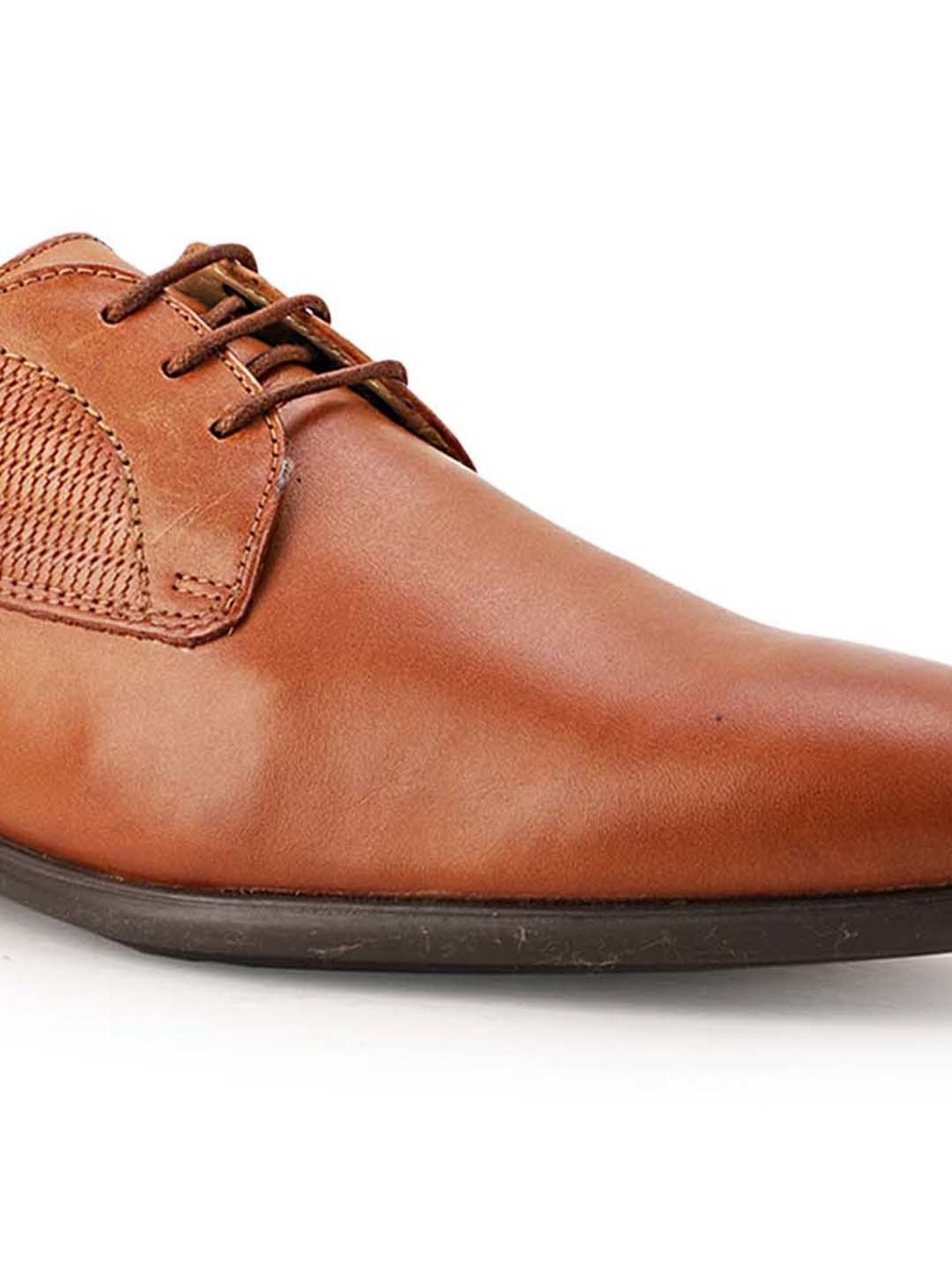 Ambassador by Bata Men's Tan Derby Shoes