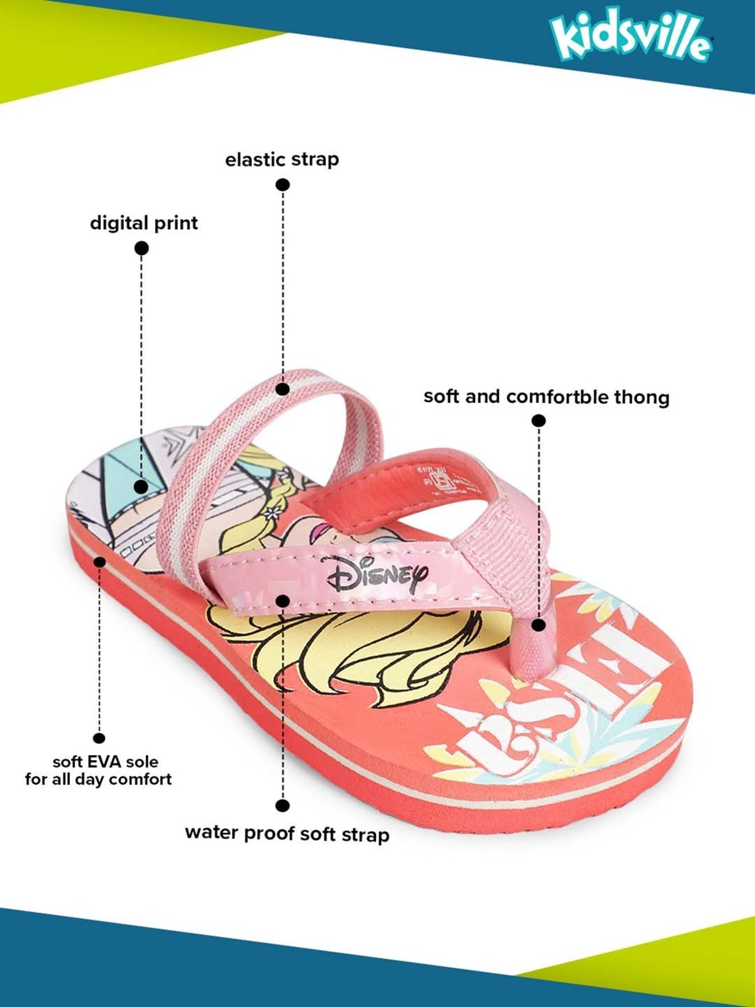 Passion Petals Kids Pink Sling Back Clogs