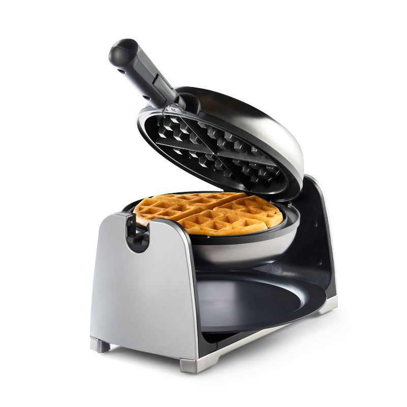 Oster DiamondForce Nonstick Flip Waffle Maker - Silver