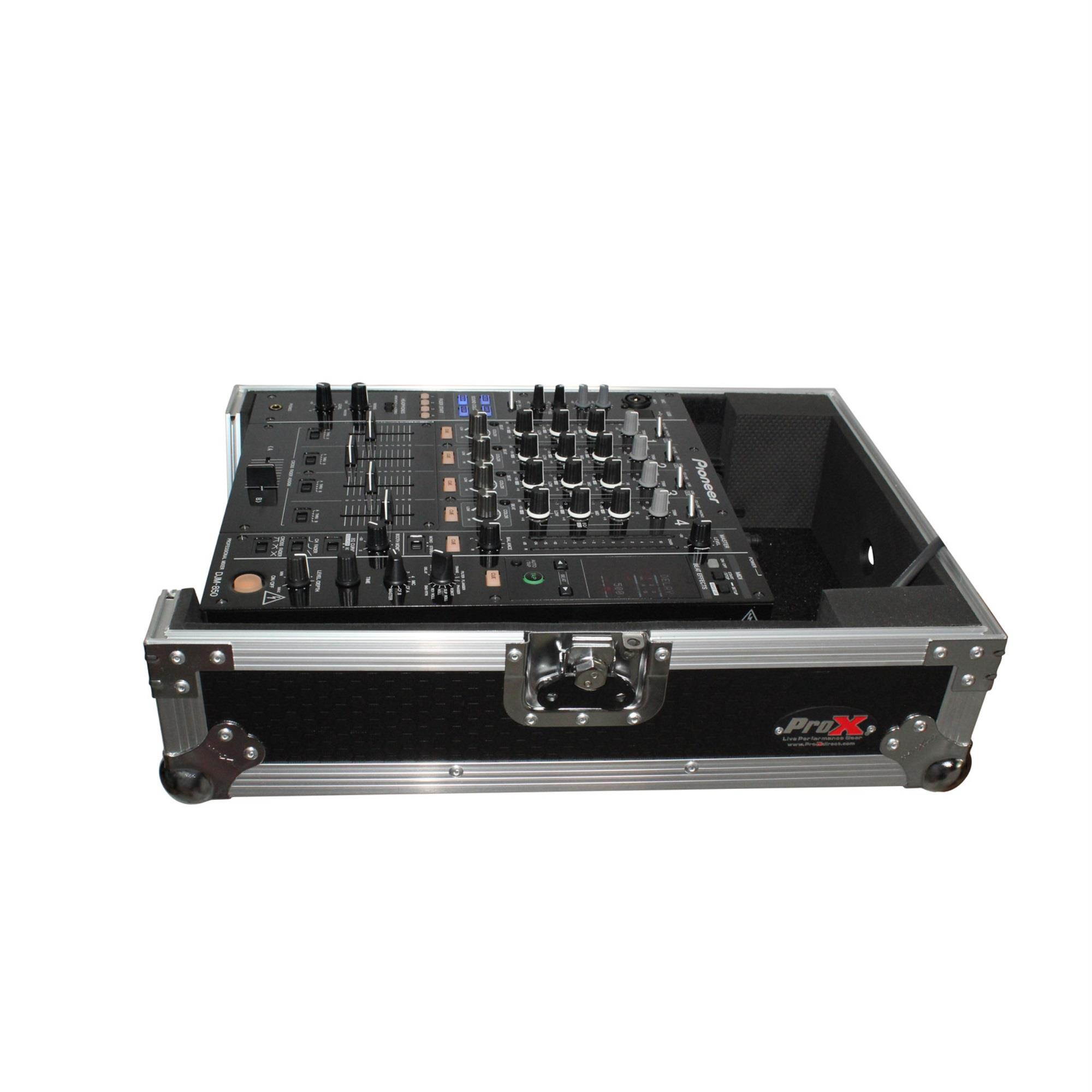 Prox Xs-M12 Mixer Case For Large Format 12" Dj Mixers Flight Road Ready