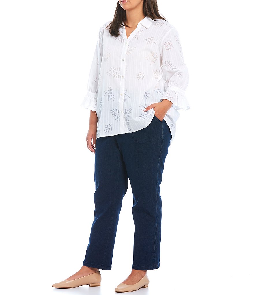 Code Bleu Plus Size Cropped Cargo Pants