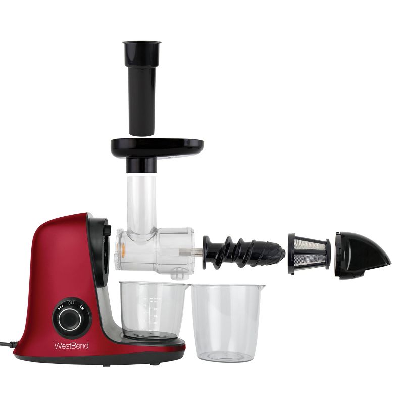 West Bend Cold Press Juice Extractor - Red