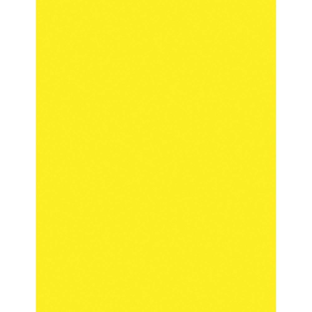 Pacon 104316 Neon Bond Paper Letter - 8.50" x 11" - 100 / Pack - Yellow
