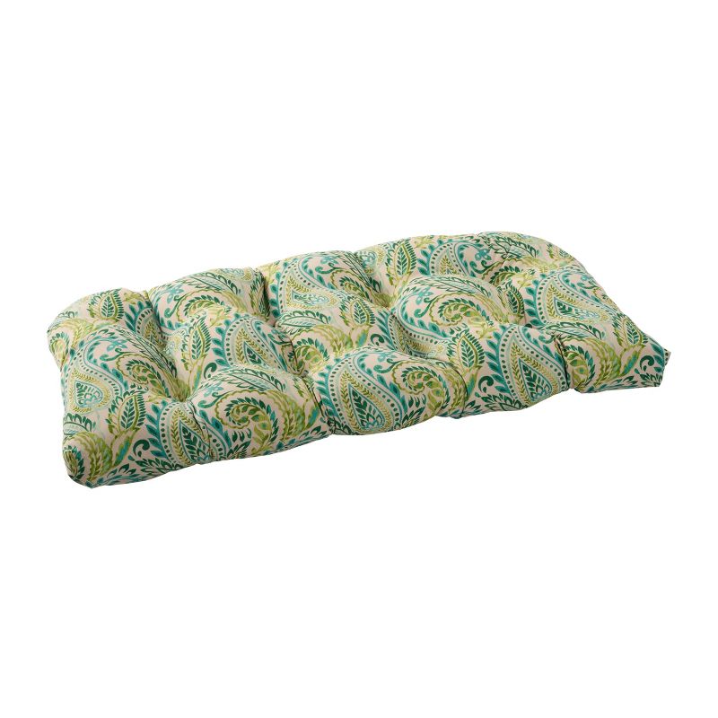 Jordan French Edge Chaise Lounge Cushion - Cabana Stripe Turquoise