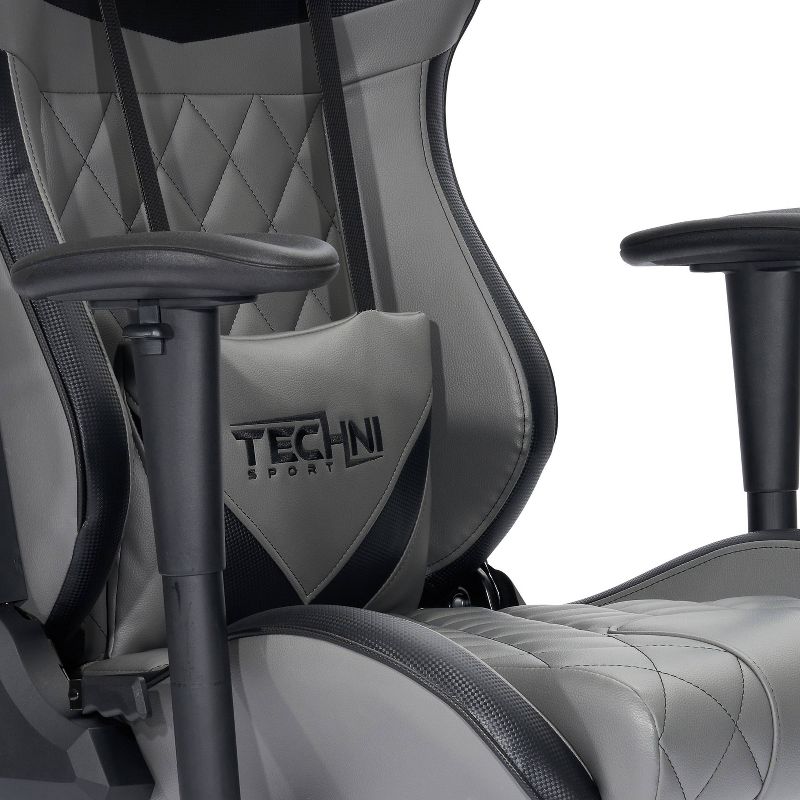 Ergonomic Gaming Chair Gray - Techni Sport