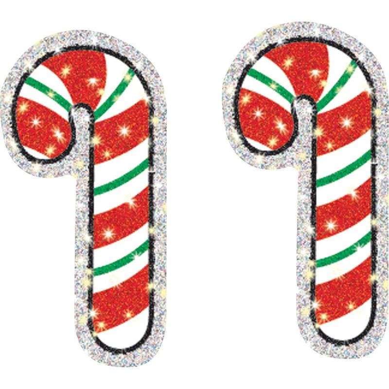 CARSON-DELLOSA Candy Canes Dazzle Stickers 2936