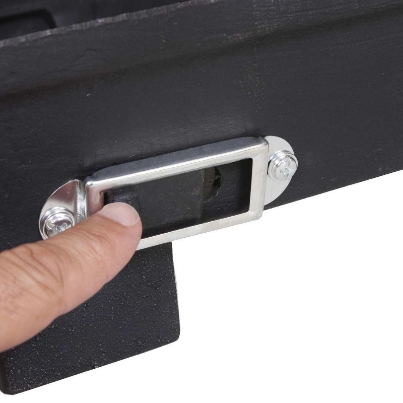 Panacea Products Marsh Allen Cast Iron Hibachi Tabletop Charcoal BBQ Grill - 30052