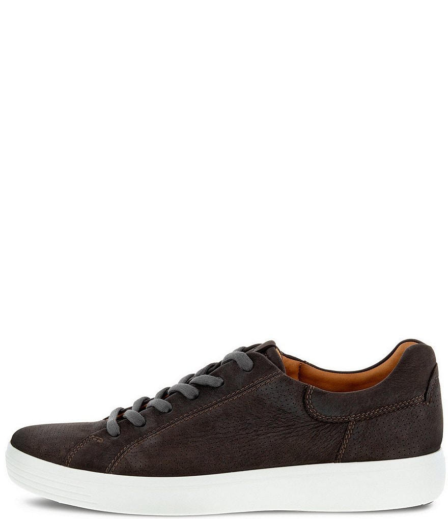 ECCO Men's Soft 7 Street Lace-Up Perforated Sneakers