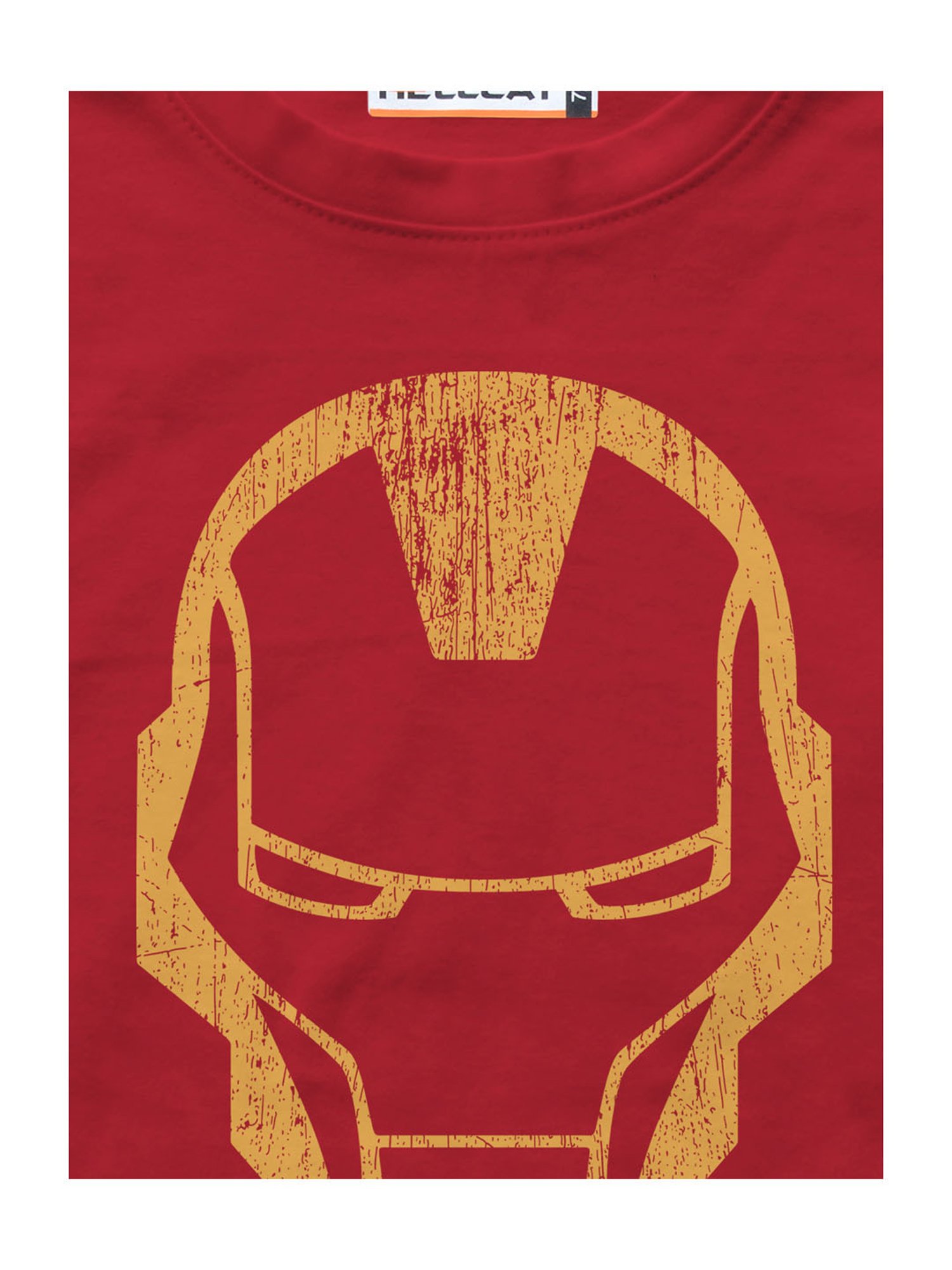 HELLCAT Grey & Red Printed T-Shirt (Pack Of 2)