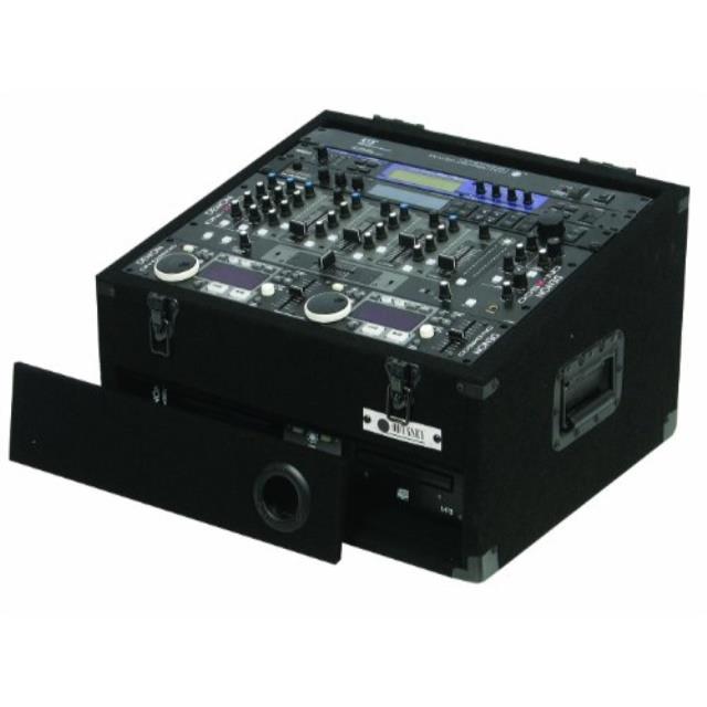 odyssey cxc902 econo carpeted combo rack: 9u top, 2u bottom