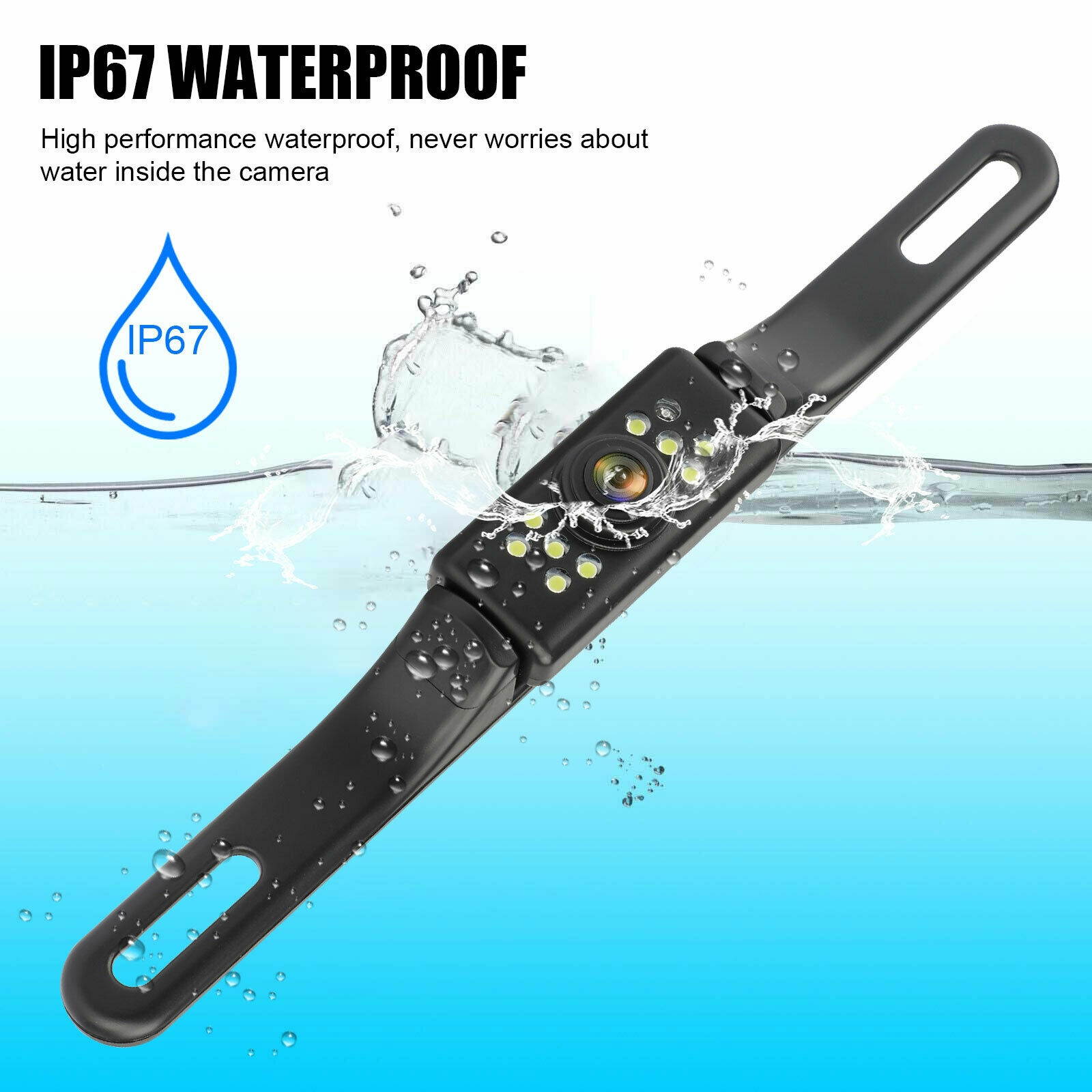 2.4G Wireless Car Backup Camera Rear View Parking System + 4.3" LCD TFT  Monitor