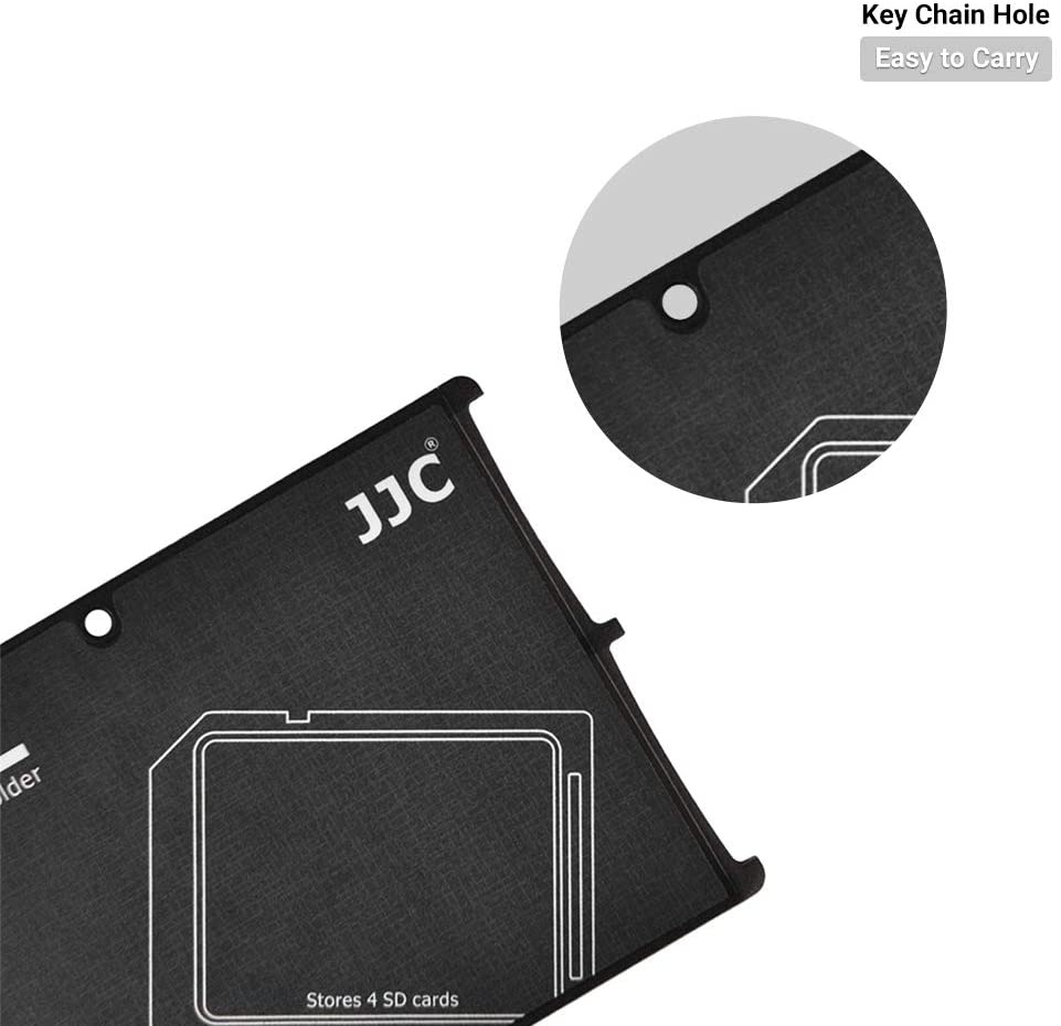 4 Slots Memory Card Case Holder Organizer Storage for SD Cards Slim Ultra-Thin Credit Card Size Lightweight Portable SD SDHC SDXC Memory Card Carrying Case