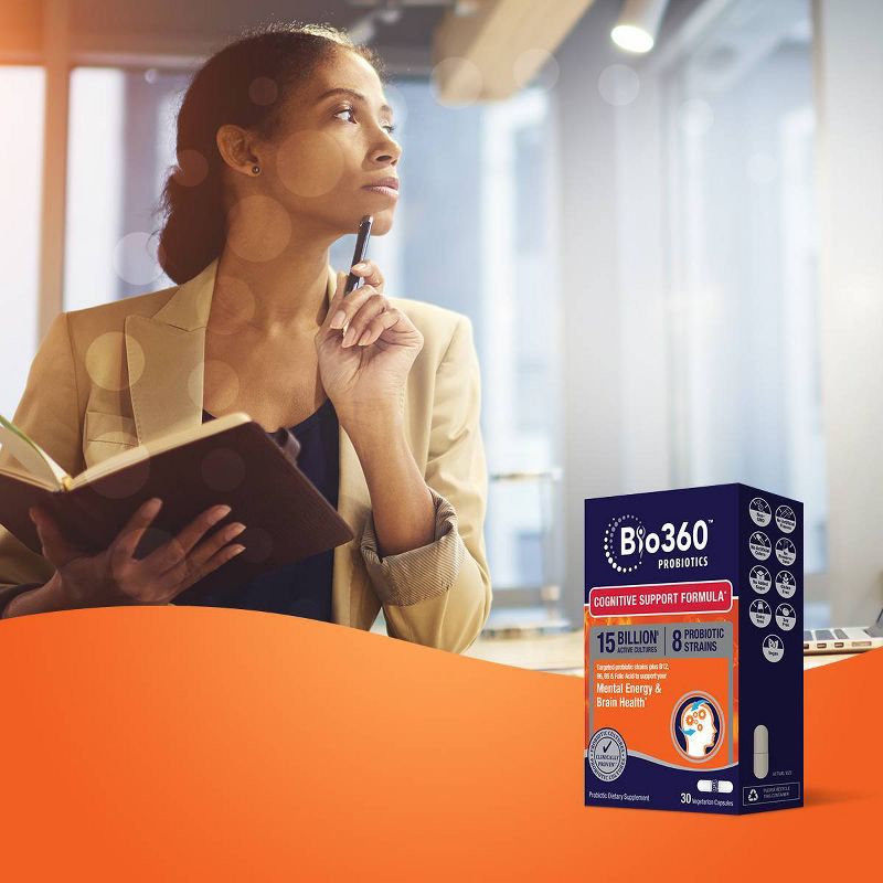 BIO360 Cognitive Support Formula Vegan Supplements - 30ct