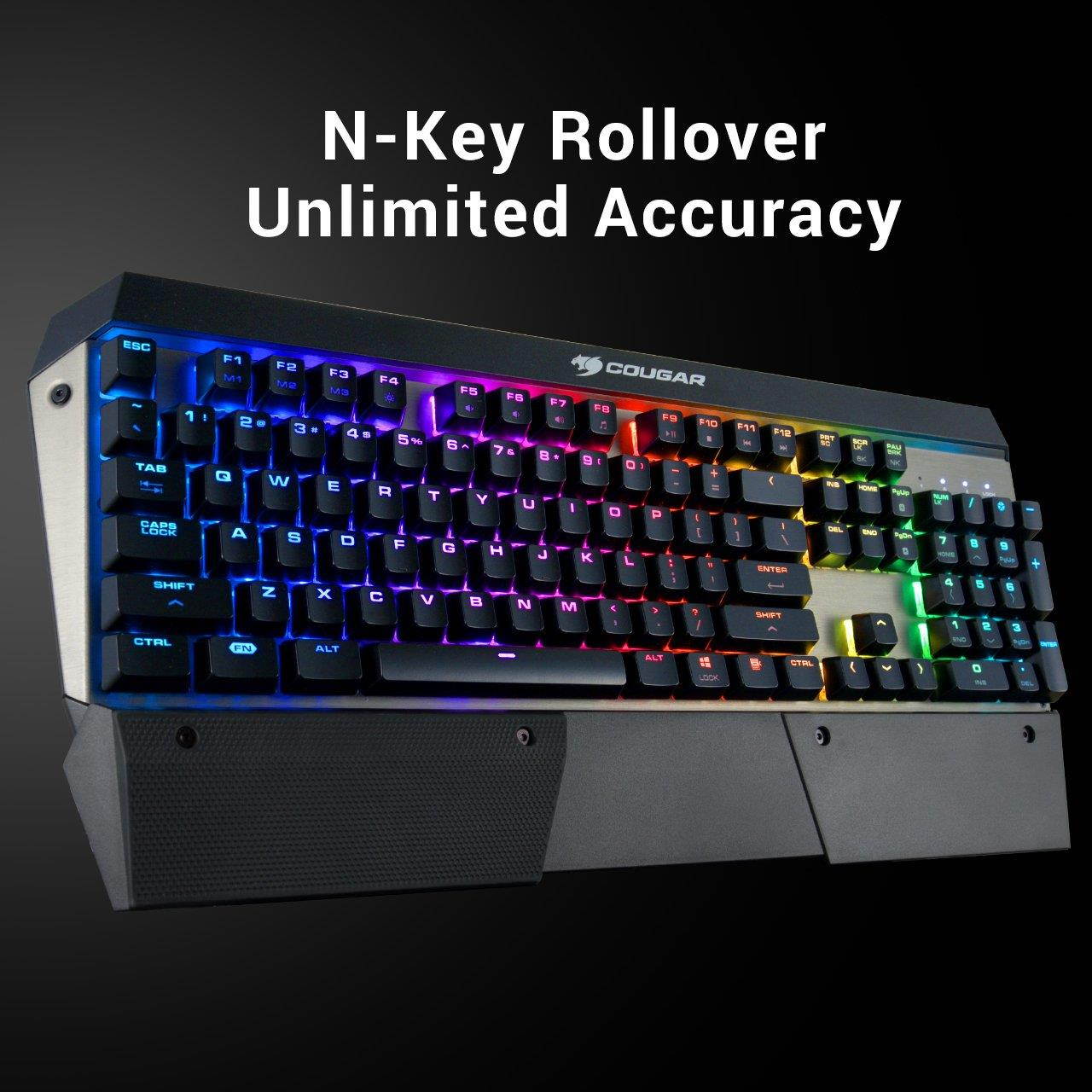 Cougar ATTACKX3RGB3IG Cherry MX Switch Gaming Keyboard (Cherry MX Blue)