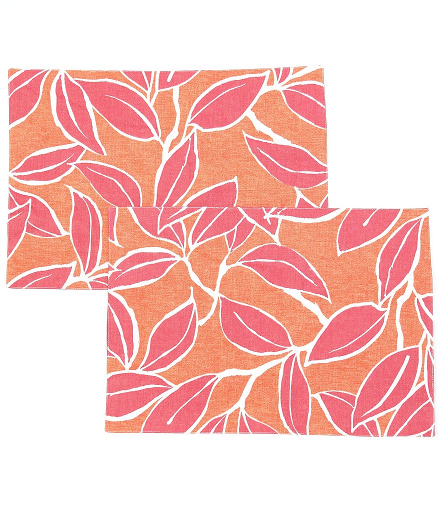 Mud Pie Blue Indigo Printed Chambray Napkins, Set of 4