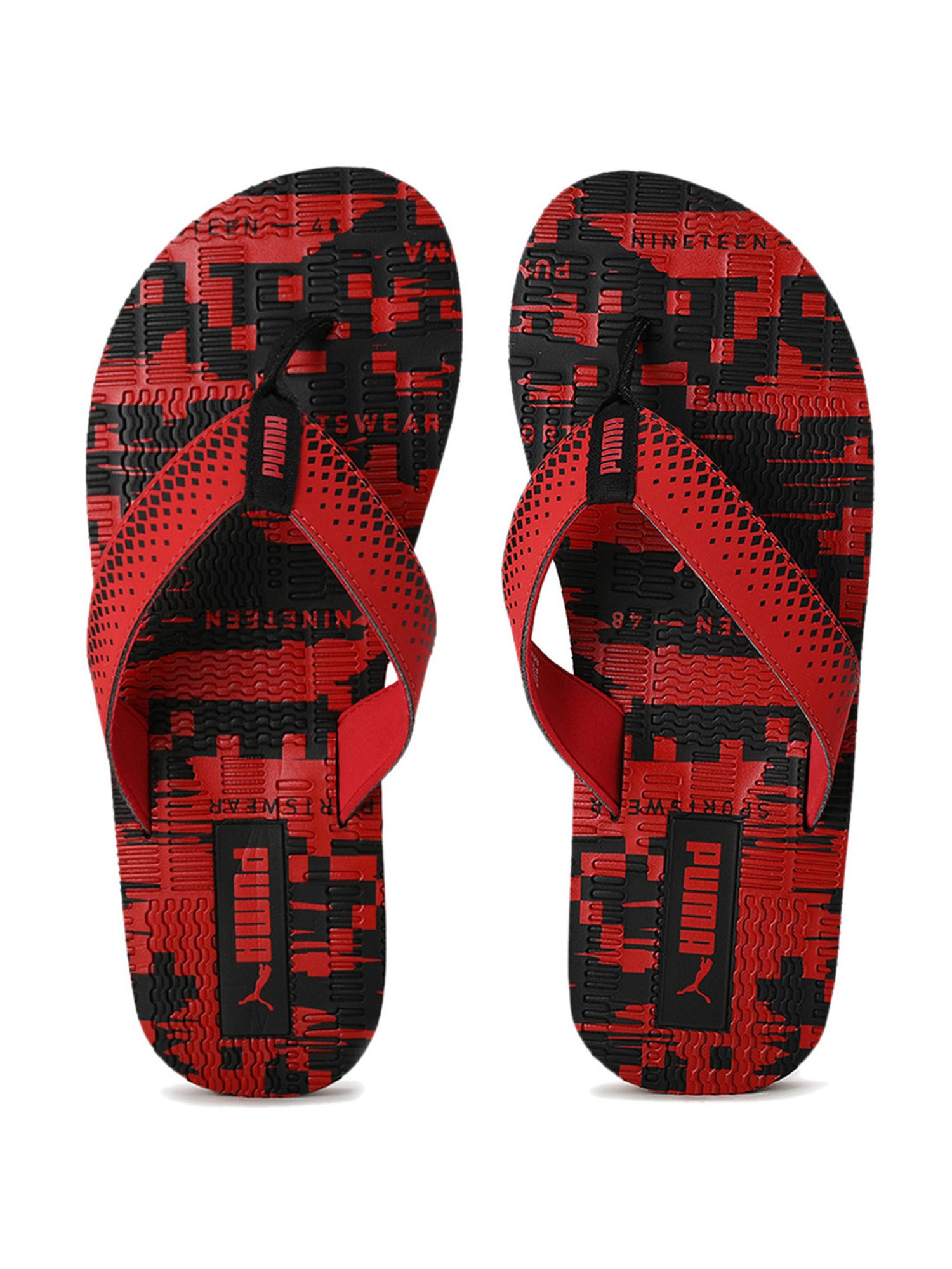 Puma Men's Puma Tonks V2 Red Flip Flops