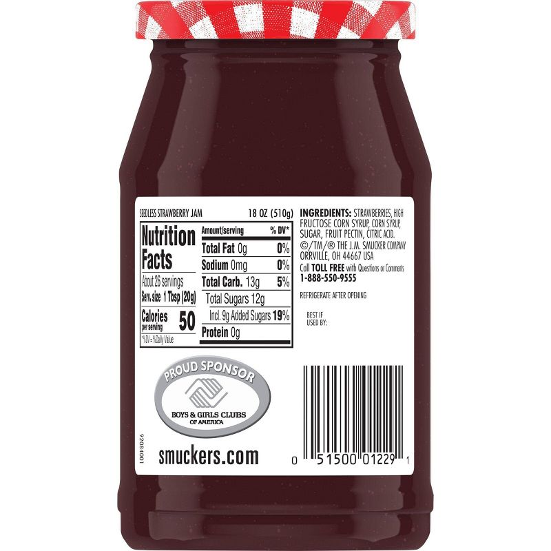 Smucker's Seedless Strawberry Jam - 18oz