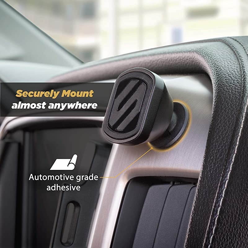 MMSD2PKXCES0 MagicMount Select Magnetic Mini Vertical Dash Mount Holder for Mobile Devices Black Pack of 2
