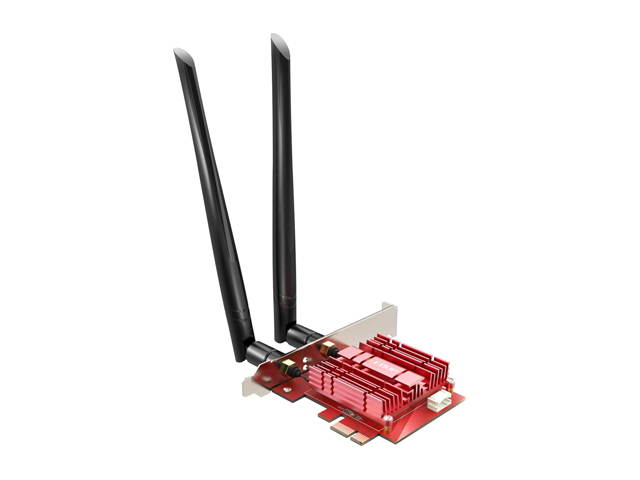 EDUP WiFi 6 Card AX 3000Mbps PCIe Network Card AX200 802.11AX 2.4Ghz/5.8Ghz with Bluetooth 5.0 & Heat Sink Wireless PCI Express Wi-Fi Adapters Dual Band Antenna for Windows 10 64-bit, EP-AC9636GS