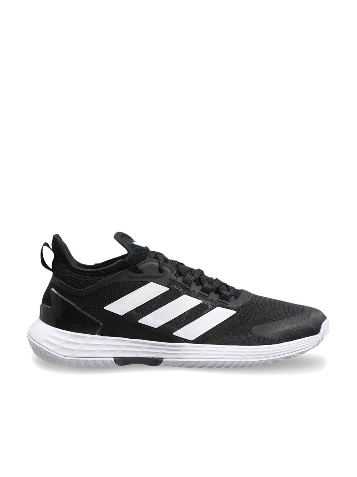 Adidas Men's adizero Ubersonic 4.1 Black Tennis Shoes