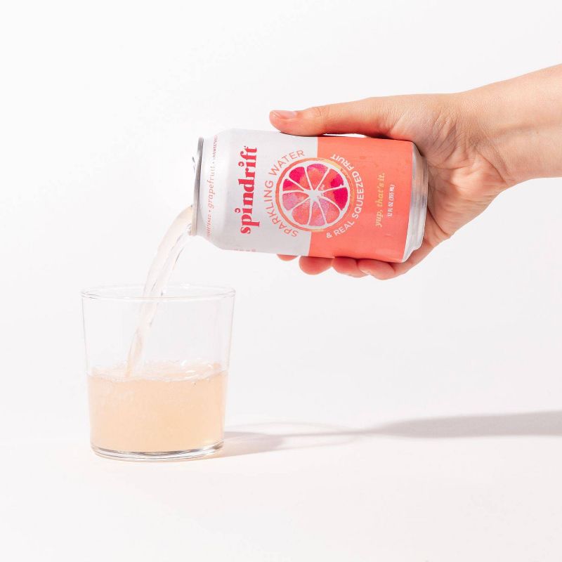 Spindrift Sparkling Water Grapefruit -8pk/12 fl oz Cans