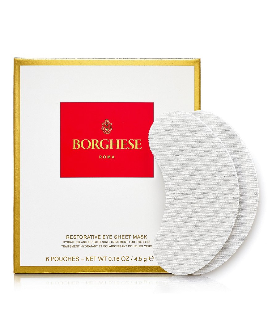 Borghese Restorative Eye Sheet Masks - 6 Pairs