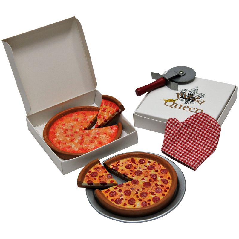 The Queen's Treasures Doll Pizza Night Accessory Set