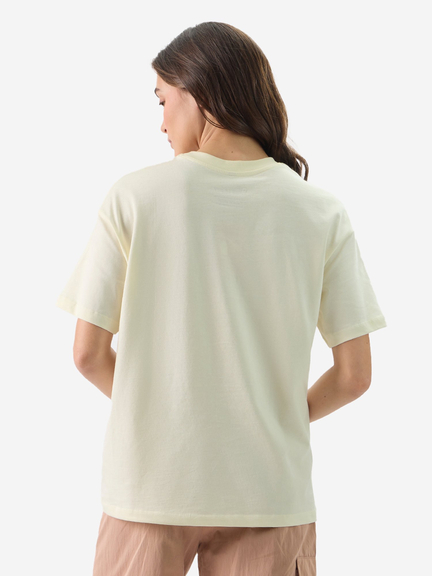 The Souled Store White Cotton Graphic Print T-Shirt