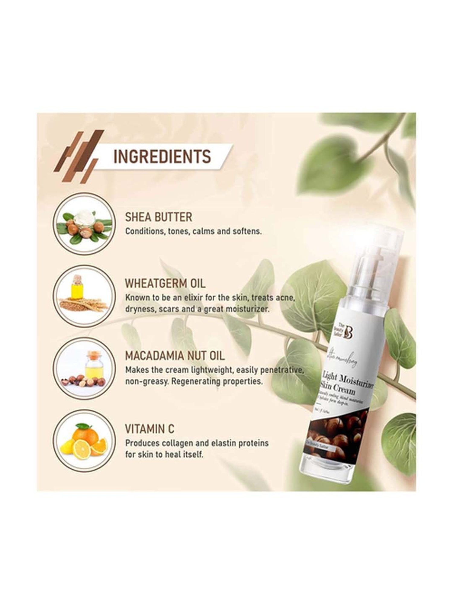 The Beauty Sailor Light Moisturizer Skin Cream Pack of 2 - 100 ml